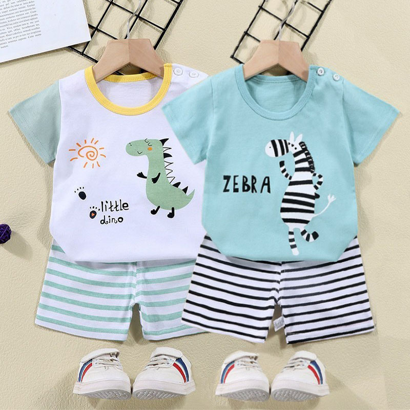 Baby Clothing Deals - T-shirt in cotone + pantaloncini Set