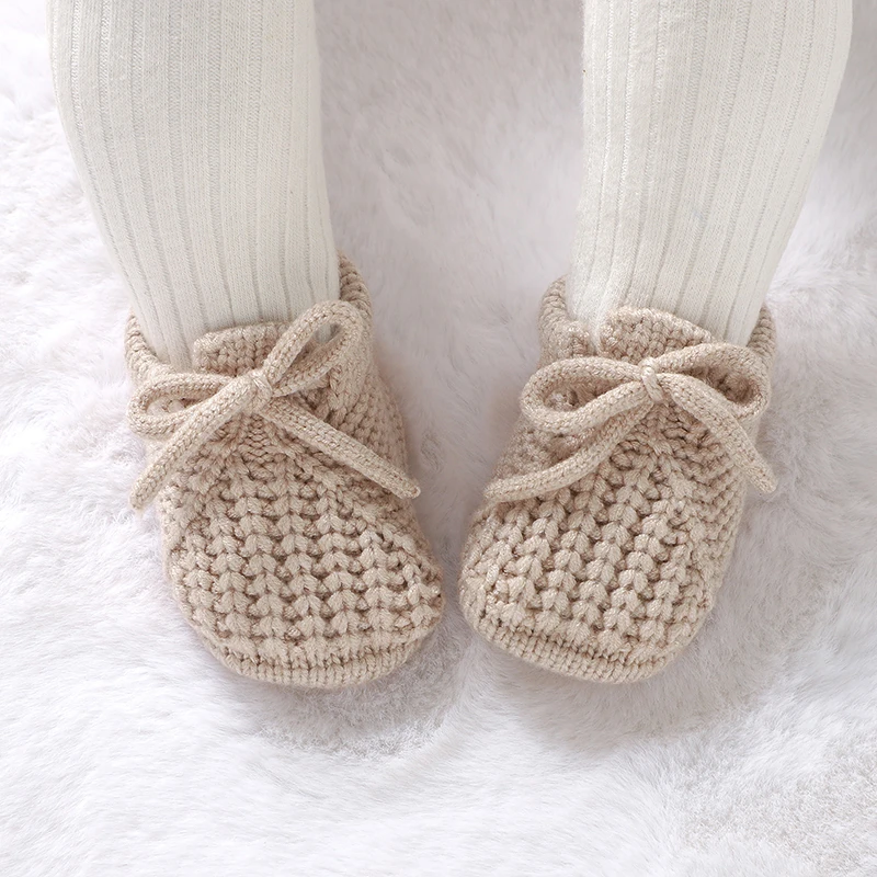 Baby Clothing For Bed - Scarpine per Neonati in Maglia, Calzature