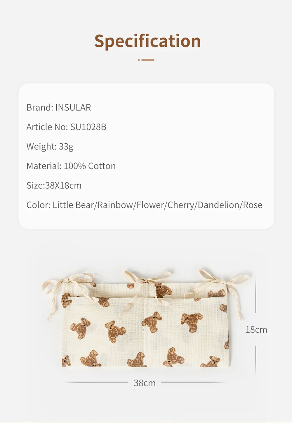 Organizzatore per culla Lettin - Baby Clothing For Bed recensione e prezzo