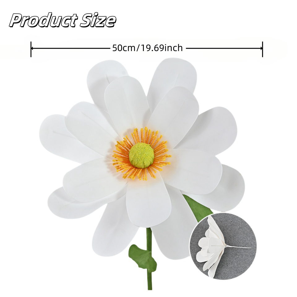 Fiore Bianco Gigante Artificia - Baby Clothing Stores recensione e prezzo